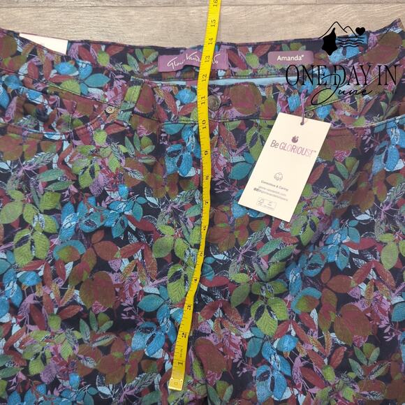 Gloria Vanderbilt Amanda The Original Slimming Jean Size 18 Short - Picture 4 of 6